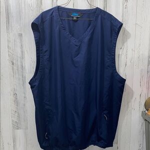 Men's Blue Sleeveless Shirt